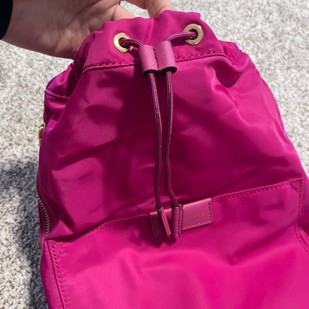 Marc Jacobs Nylon Drawstring Backpack Pink Fuchsi… - image 3